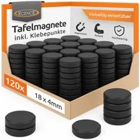 ECENCE Magnet Magnet für Magnettafel 120x Ferrit Magnet (120-St)