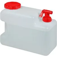 relaxdays Kanister Wasserkanister mit Hahn (1 St), 12 Liter