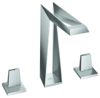 GROHE 3-Loch-Waschtischbatterie, Allure Brilliant 20634 edelstahl, 20634SD0 20634SD0