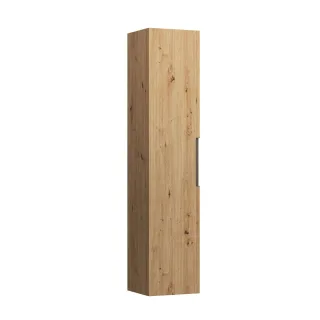 LAUFEN Hochschrank JUNA 335x353x1650 1Tür links m. 4 Ablg. m. Griffmulde wildeiche, H4116511092671 H4116511092671