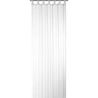 ELBERSDRUCKE Vorhang Schlaufenschal Feel Good Uni weiß 255x140cm transparent Schlaufen (1 St), transparent