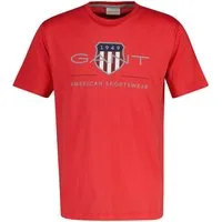Gant T-Shirt Herren T-Shirt 1er Pack Baumwolle (Packung, 1er Pack)