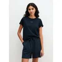 Marc O'Polo Shorty Mix N Match Cotton Pyjama Set Short (2 tlg., 2tlg) mit kurzem Arm und Rundhalsausschnitt, Hose mit Gummizug