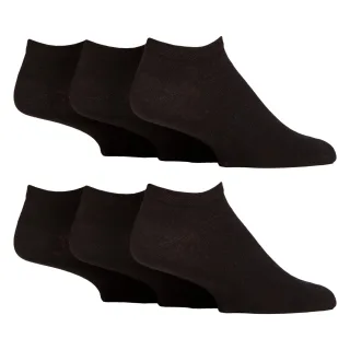 6er-Pack Herren Diabetiker Trainingssocken | Gepolsterte Fußweite Knöchelsocken