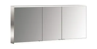 emco LED-Lichtspiegelschrank prime 2 Facelift Aufputz, 1400 mm, 3-türig, IP 20 Rückwand verspiegelt 949706249
