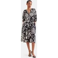 seidensticker Sommerkleid 3/4 V-Neck Uni