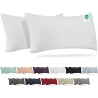BARBONS Kissenbezug 100% Baumwolle Kissenbezug, weiche Kopfkissenbezug, Kissenhülle, (2 Stück), 165 g/m², Jersey