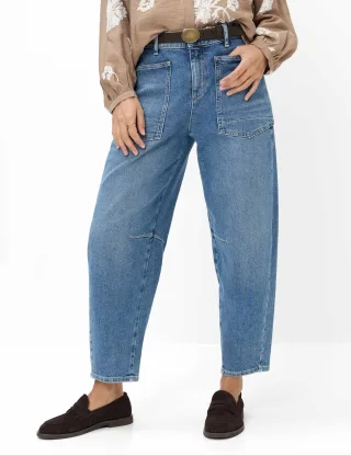 Brax Damen Jeans Style MEGAN S USED LIGHT BLUE, denim hellblau, Gr. 32K