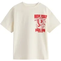 Next Oversize-Shirt T-Shirt mit übergroßem Grafikdruck (1-tlg)