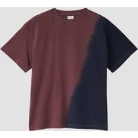 s.Oliver Kurzarmshirt T-Shirt Oversize T-Shirt in Batikoptik und Print