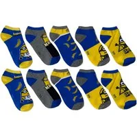 Minions Sneakersocken MINIONS 5 Paar Socken im Set kurze Kinderstrümpfe