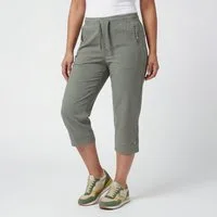 OriginalYou Caprihose Damen Sommerhose Nadelstreifen 7/8 Freizeithose mit Gummibund mit elastischem Bund, Einzelgrößen von 36 bis 50