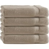 TRENDBUY24 Handtuch Set Handtücher Duschtücher Gästetücher Baumwolle Frottee Premium 4er Set, 100% Baumwolle (4-St), Duschtuch