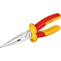 VDE Spitzzange Professional, gerade 200mm rot/gelb