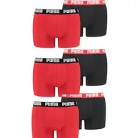 PUMA Boxershorts PUMA Herren Basic Boxershorts 6P (6-St., 6er Pack)