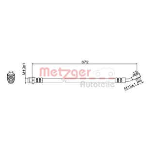 Metzger Bremsschlauch hinten Mercedes Amg C-Klasse Cls E-Klasse Glc