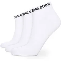 Smilodox Tennissocken 3er Pack, Sportsocken knöchelkurz mit Stretch und Komfort Knöchelkurz, Elastisch, Weich, Bequemer Sitz, Sport Alltag