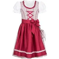 Nübler Dirndl Kinderdirndl 3-teilig Doris in Beere von Nübler Größe 86