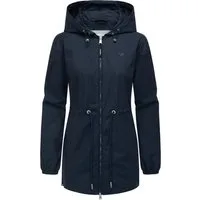 Ragwear Outdoorjacke Monadissimo B Leichte Kapuzenjacke mit Taillenzugband