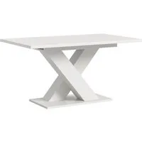 Home affaire Esstisch Motus, ausziehbar 150 -190 cm, inklusive 40 cm Einlegeplatte (Set, 1-St), X-Gestell mit Bodenplatte, Tisch, Küchentisch, Esszimmer, Küche