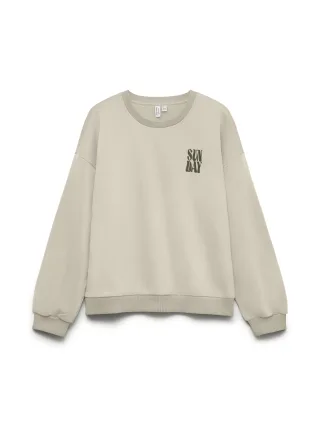 VERO MODA - VMIMIO L/S SWEATSHIRT JRS BTQ Birch - Gr. - S