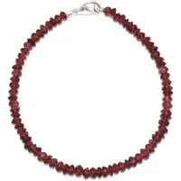 Firetti Armband Schmuck Geschenk Silber 925 Armschmuck Armband Edelstein Granat, Made in Germany - mit Granat