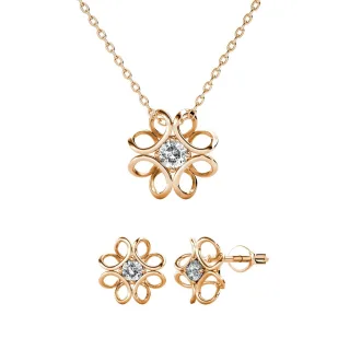 Narzissen-Sets – Roségold und Kristall