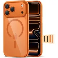 TECH PROTECT Handyhülle Magpeak CC kompatibel mit iPhone 17 Pro, integrierter Magnetring Orang, Hybridcase mit integriertem Magnetring für magnetisches Schnellladen