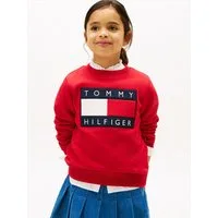 Tommy Hilfiger Sweatshirt Kinder bis 16 Jahre, mit Rundhalsausschnitt