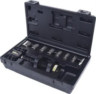 KS Tools Kupplungs-Zentrier-Werkzeug-Satz Ø 15,0 - 28,0 mm mit Zentrierhülsen, 11-tlg - 150.2290