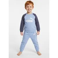 PUMA Trainingsanzug MINICATS ESS RAGLAN CREW SET FL INF (2-tlg), 2-teilig, mit Rundhalsausschnitt, mit innenliegendem Kordelzug