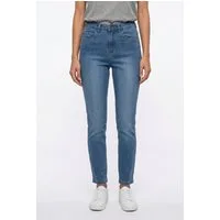 bonprix Straight-Jeans (1-tlg) Regular Fit, Komfort-Stretch-Material, leichte Stoffqualität