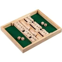 Philos Spiel Philos 3282 - Shut The Box, 12er, 2er Variante, Holz, Würfelspiel