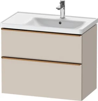 Duravit D-Neo Waschtischunterbau wandhängend Taupe Matt 784x452x625 mm - DE4358004910000 DE4358004910000