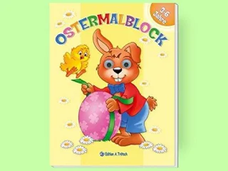 Ostermalblock mit Kulleraugen