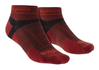Bridgedale - Ultraleichte Merino-Laufsocken für Herren - Rot