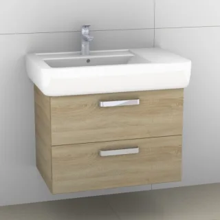 Artiqua 413 Waschtischunterschrank für Renova Plan 122180 Castello Eiche quer NB, 413-WU2L-K19-7136- 413-WU2L-K19-7136-426