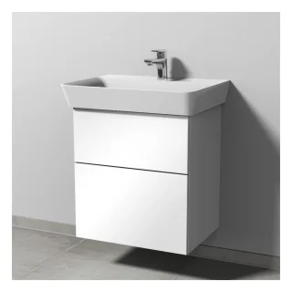 Sanipa 3way Waschtischunterbau zu Ideal Standard Connect Air Cube Waschtisch mit 2 Auszügen, Sandgra SF64867