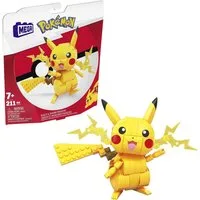 MEGA Actionfigur Mega Pokémon Figur Medium Pikachu Zusammenbauen beweglich H=10cm GMD31