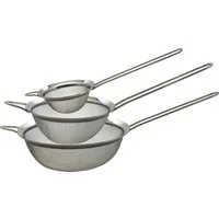 Elo Basic Küchensieb Sieb, Set 3-tlg., Edelstahl, (Set, 3-St), Spülmaschinengeeignet