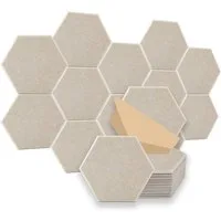 GLIESE Akustikplatte 12er-Pack Selbstklebende Schalldichte Akustische Schaumstoffpaneele, (12x Akustikplatte)