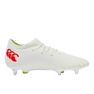 Canterbury - "Speed Falcon Team" Fußballschuhe für weichen Boden für Herren (Weiß/Orange)