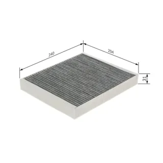 Bosch Aktivkohle-Innenraumfilter Cadillac Chevrolet Opel