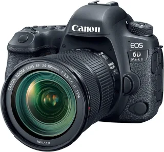 Canon EOS 6D Mark II [26.2MP Live View 3"] schwarz inkl. EF 24-105mm 1:35-56 IS STM Objektiv