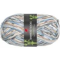 Pro Lana BAMBOO SOCKS color Häkelwolle, 400 m (seidenweiche und vegane 4-fach Sockenwolle), 100 g