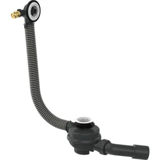 hansgrohe Exafill Grundkörper 58152180 universal, Ab- und Überlaufgarnitur für Badewannen