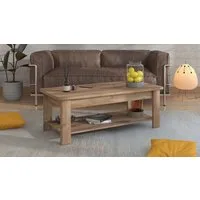 Home affaire Couchtisch Jersey Kaffeetisch, 124 cm, in trendigen Farben, modern, Eleganter Couchtisch, zeitloses Design, mit eine Ablagebode