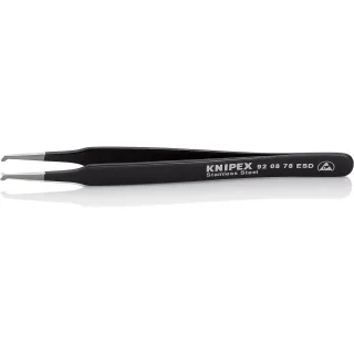 KNIPEX SMD-Präzisionspinzette 118 mm Glatt - 920878ESD