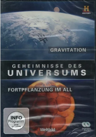 Geheimnisse des Universums / Gravitation - Fortpflanzung im All / History / Weltbild / Doppel-DVD
