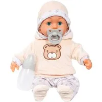 Bayer Babypuppe First Words 38 cm beige/weiß